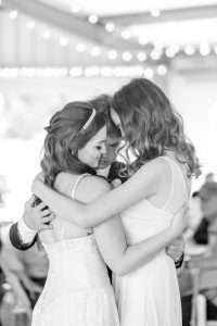 Bride and siblings